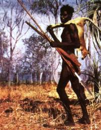 Абориген с копьем